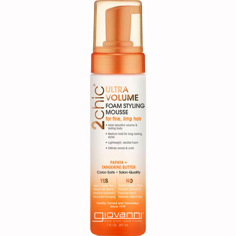 2chic Ultra - Volume Foam Styling Mousse - mypure.co.uk