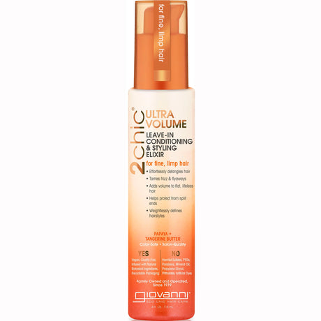 2chic Ultra - Volume Leave - in - Conditioning and Styling Elixir - mypure.co.uk