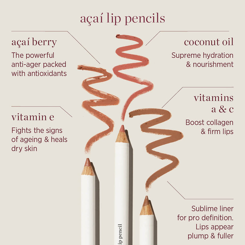 Acai Lip Pencil - mypure.co.uk