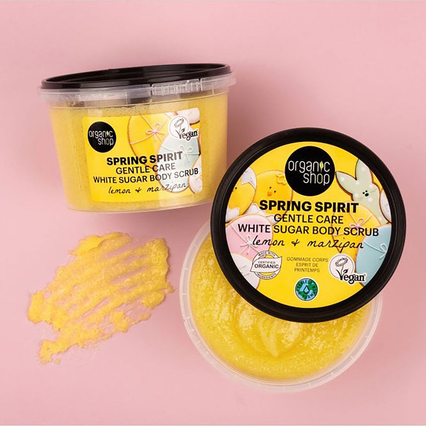 Body Scrub | Spring Spirit Lemon & Marzipan - mypure.co.uk