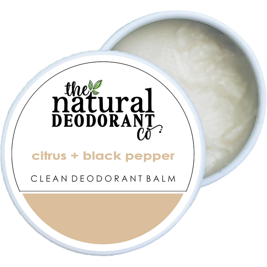 Clean Deodorant Balm | Citrus + Black Pepper - mypure.co.uk