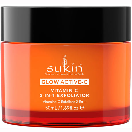 GLOW ACTIVE - C | 2 - In - 1 Exfoliator - mypure.co.uk