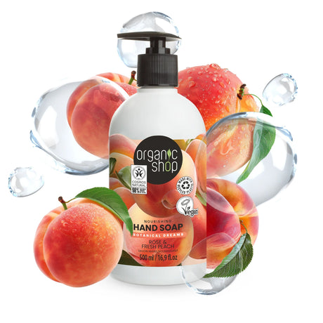 Hand Soap | Nourishing Rose & Peach - mypure.co.uk