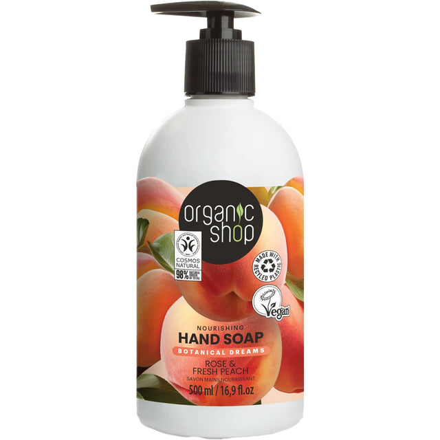 Hand Soap | Nourishing Rose & Peach - mypure.co.uk