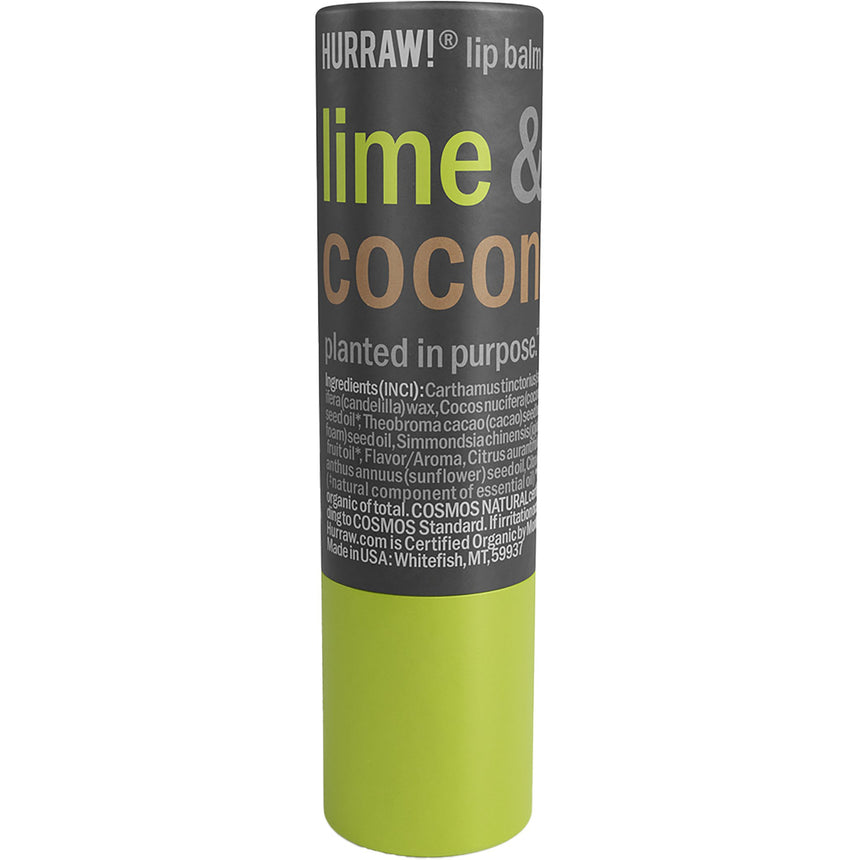 Lime & Coconut Lip Balm - mypure.co.uk