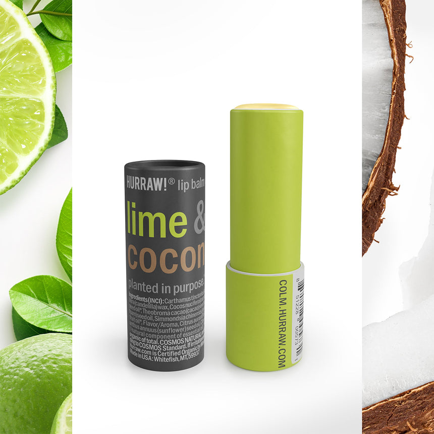 Lime & Coconut Lip Balm - mypure.co.uk