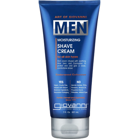 Men Moisturising Shave Cream - mypure.co.uk