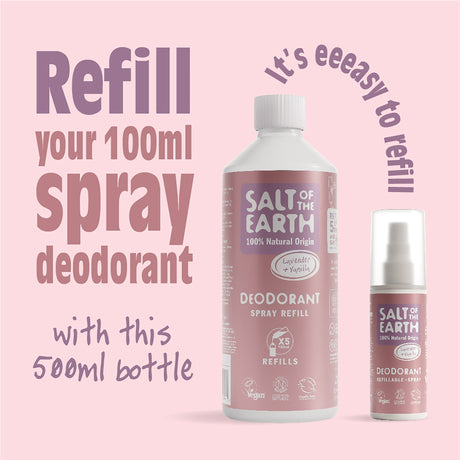 Natural Deodorant Spray | Lavender & Vanilla - mypure.co.uk