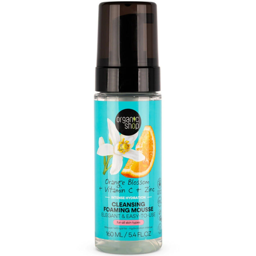 Orange Blossom | Intense Hydration Cleansing Foaming Mousse - mypure.co.uk