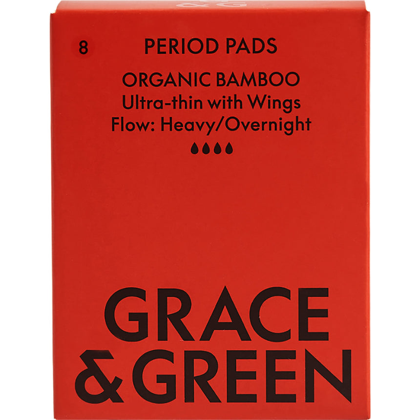 Organic Bamboo Pads | Heavy/Night - mypure.co.uk