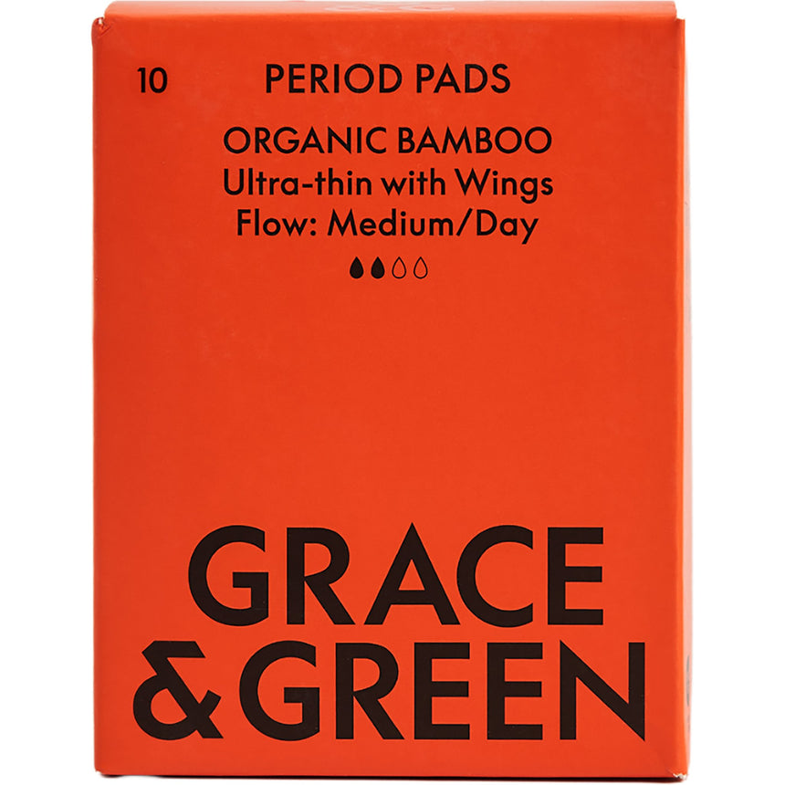 Organic Bamboo Pads | Medium/Day - mypure.co.uk