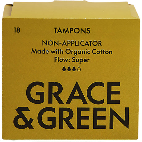 Organic Cotton Non - applicator Tampons | Super - mypure.co.uk