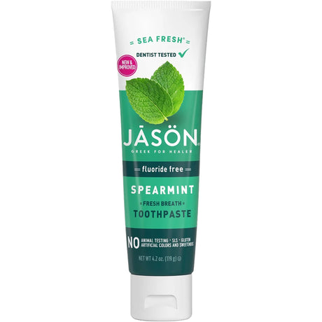 Sea Fresh® Spearmint Fresh Breath Toothpaste Fluoride Free - mypure.co.uk