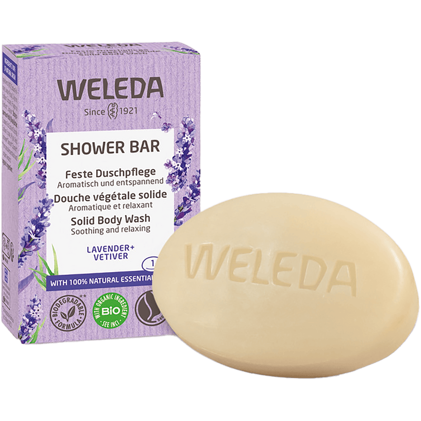 Shower Bar Solid Body Wash Lavender & Vetiver - mypure.co.uk