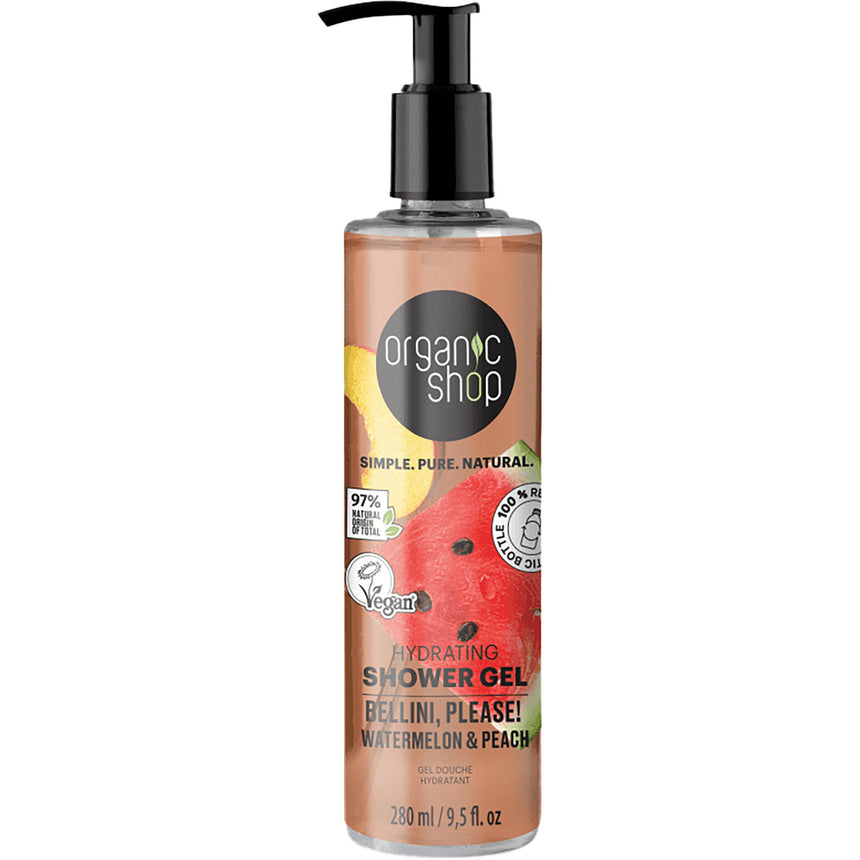 Shower Gel | Bellini, Please! Watermelon & Peach - mypure.co.uk