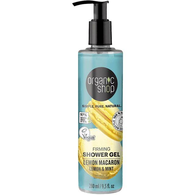 Shower Gel | Firming Shower Gel Lemon Macaron - mypure.co.uk