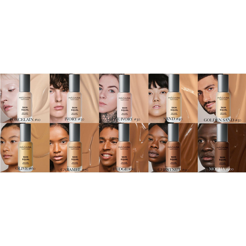 SKIN EQUAL | Soft Glow Foundation SPF15 - FREE SAMPLE Pick 5 per order - mypure.co.uk