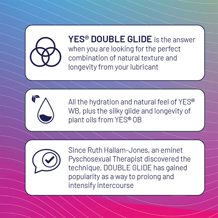 YES® Double Glide | Lubricant Combo Set - Worth £24 - mypure.co.uk