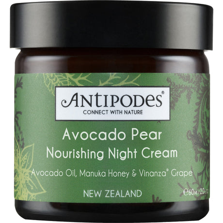 Avocado Pear Nourishing Night Cream - mypure.co.uk