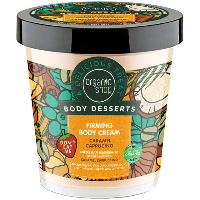 Body Desserts Caramel Cappuccino Firming Body Cream - mypure.co.uk