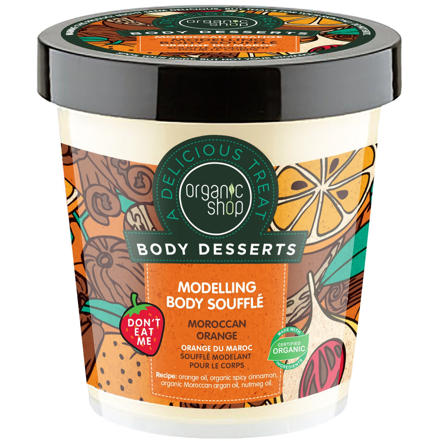 Body Desserts Moroccan Orange Modelling Body Souffle - mypure.co.uk