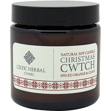 Christmas Cwtch | Soy Candle with Spiced Orange & Clove