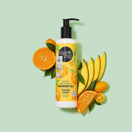 Energy Awakening Shower Gel - Tangerine & Mango - mypure.co.uk