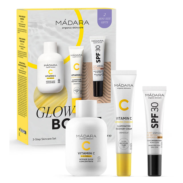 Glow Boost 3-Step Skincare Set - Worth £58.85 - mypure.co.uk