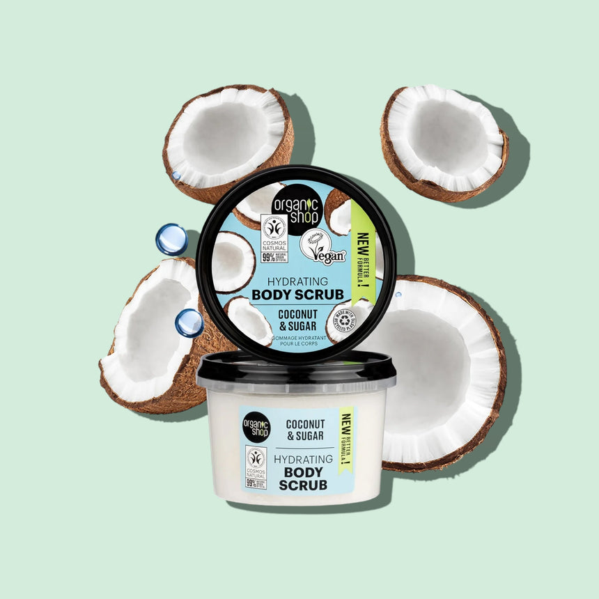 Hydrating Body Scrub - Coconut - mypure.co.uk