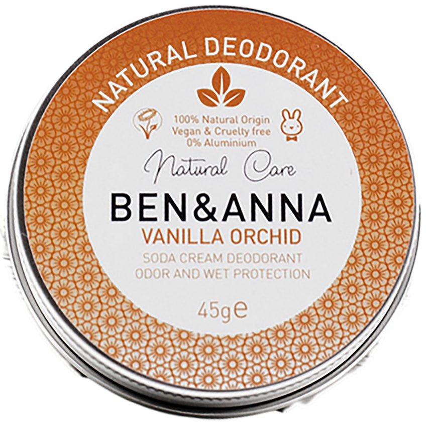 Natural Deodorant - Vanilla Orchid (Tin) - mypure.co.uk