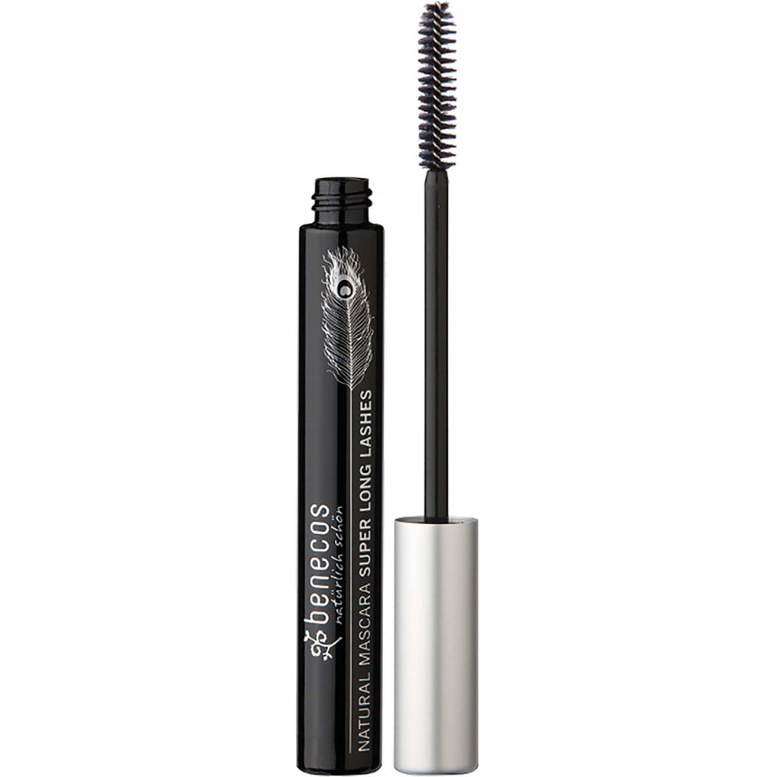 Natural Mascara Super Long Lashes - Carbon Black - mypure.co.uk