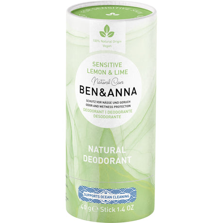 Natural Soda Deodorant Stick | Sensitive Lemon & Lime - mypure.co.uk