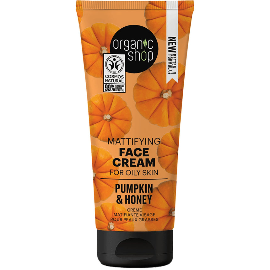 NEW Pumpkin & Honey Mattifying Face Cream - mypure.co.uk