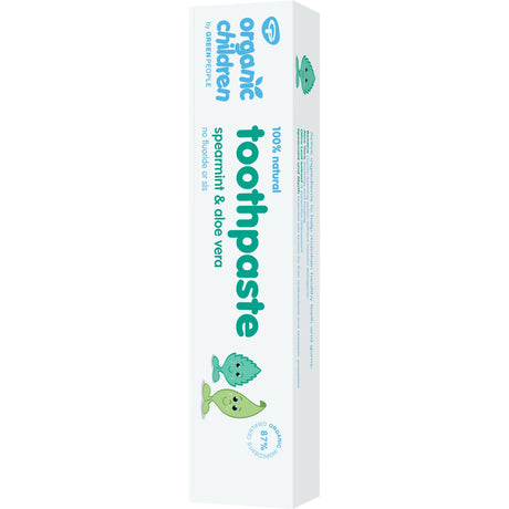 Organic Children Toothpaste - Spearmint & Aloe Vera - mypure.co.uk