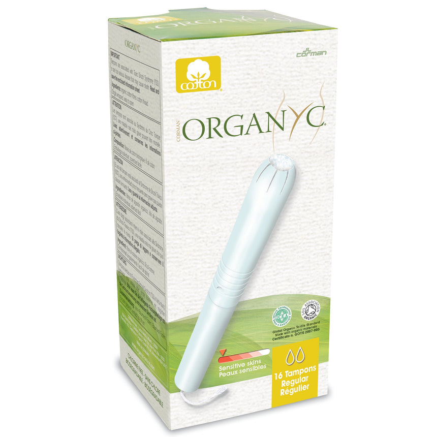 Organic Cotton Applicator Tampons Regular - mypure.co.uk