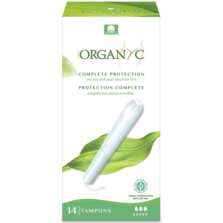 Organic Cotton Applicator Tampons Super - Heavy - mypure.co.uk