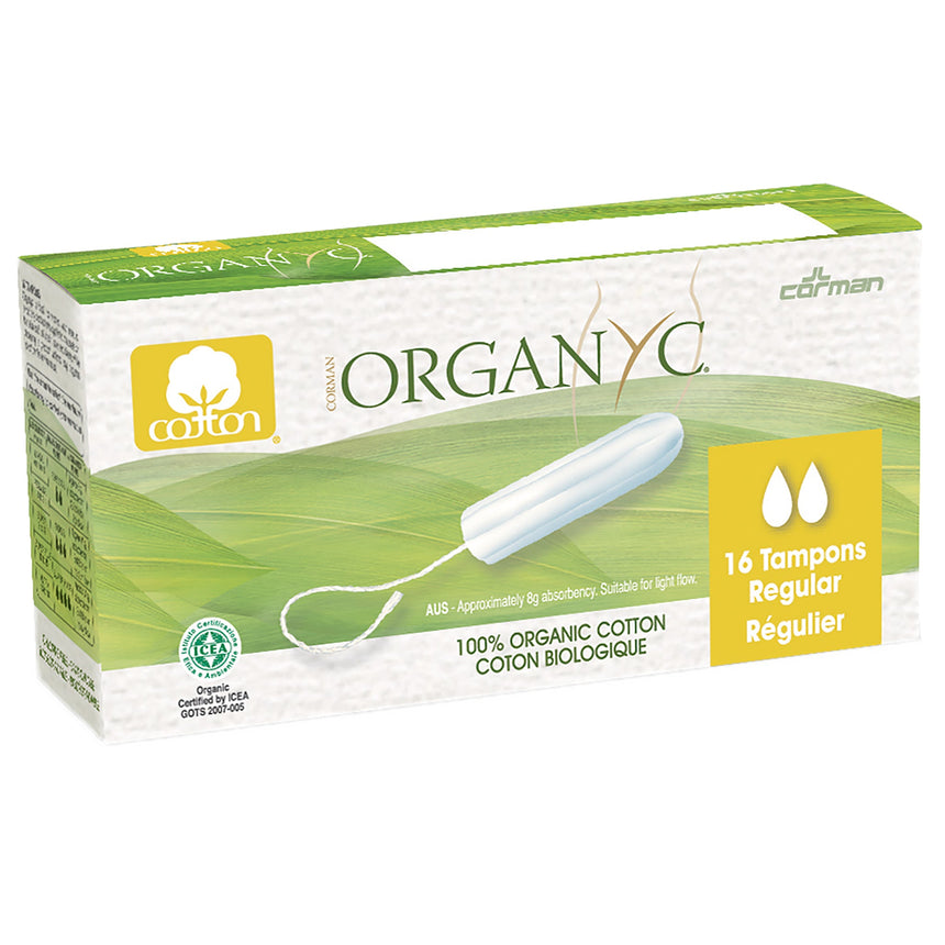 Organic Cotton Tampons Regular - mypure.co.uk