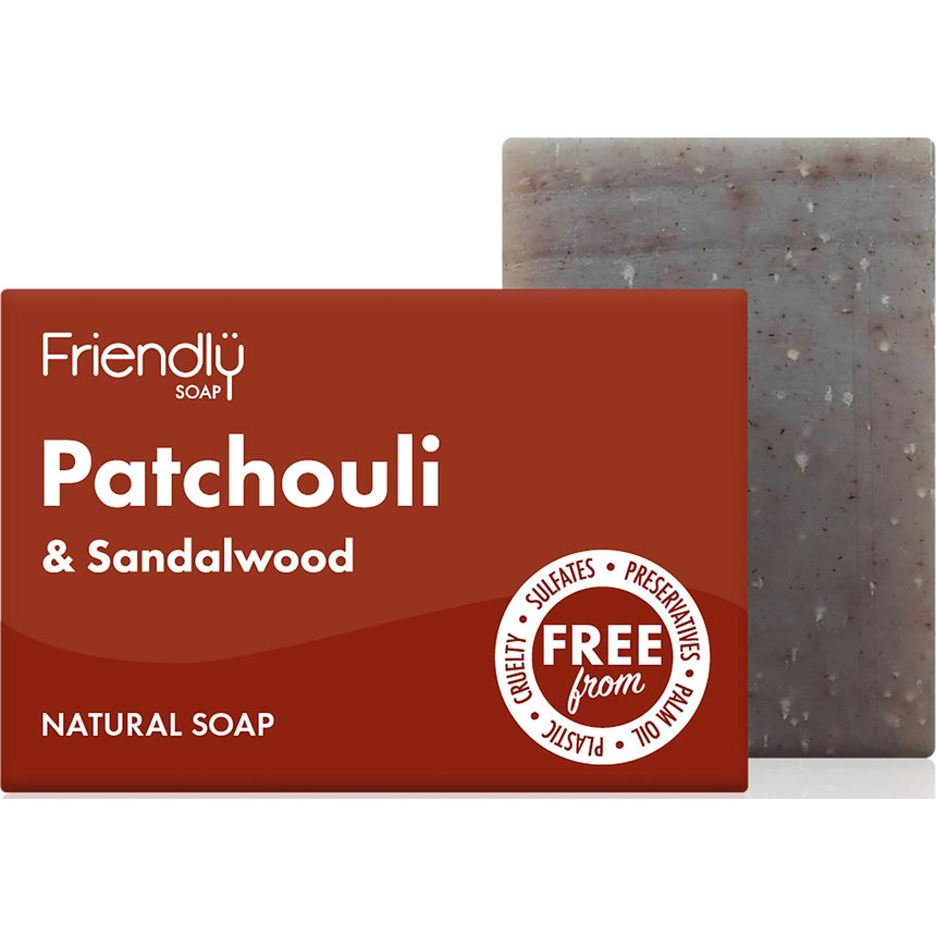 Patchouli & Sandalwood Soap Bar - mypure.co.uk