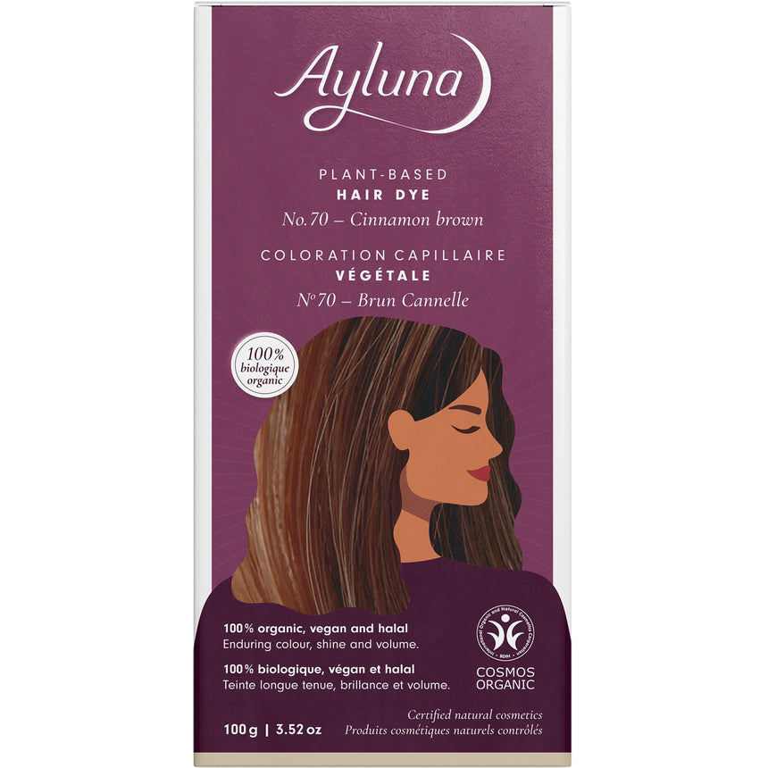 Plant-based Hair Dye - Cinnamon Brown - mypure.co.uk