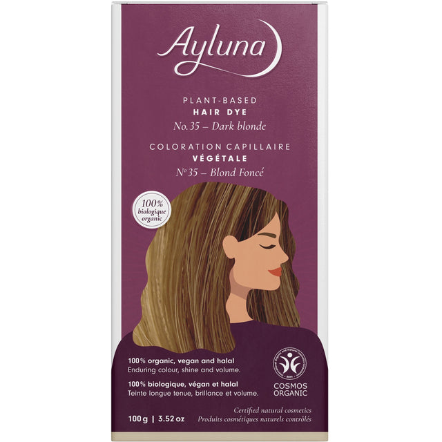 Plant-based Hair Dye - Dark Blonde - mypure.co.uk