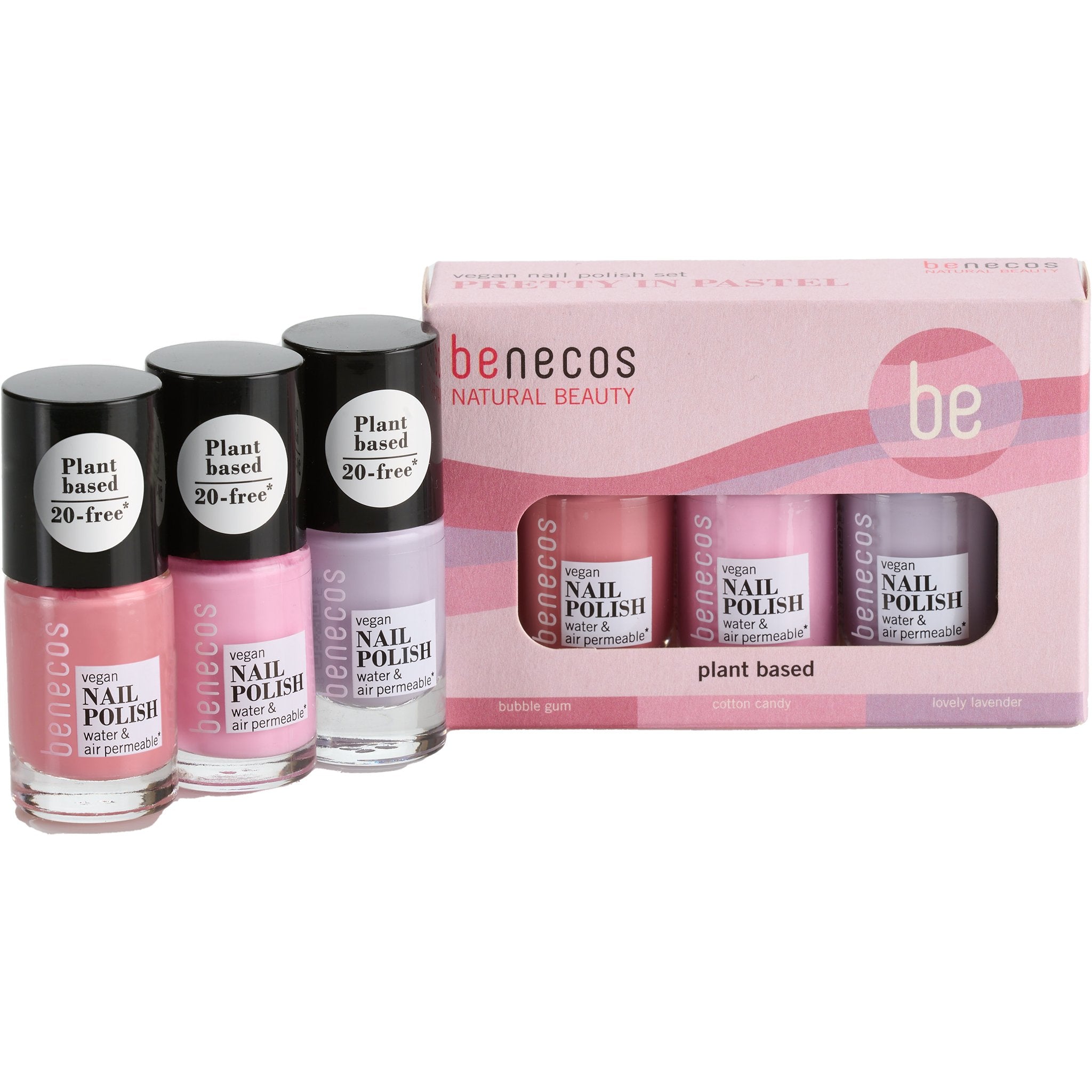 Buy Benecos Pretty in Pastel Nail Polish Set MyPure mypure