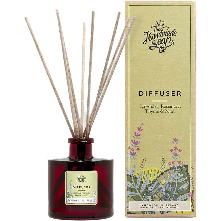 Reed Diffuser | Lavender, Rosemary, Thyme & Mint - mypure.co.uk