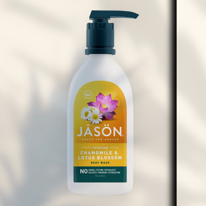 Relaxing Chamomile & Lotus Blossom Body Wash - mypure.co.uk