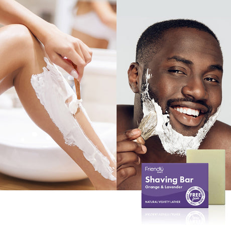 Shaving Bar Orange & Lavender - mypure.co.uk