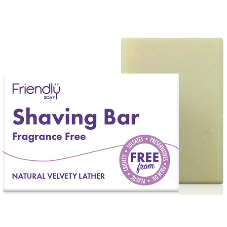 Shaving Soap Bar - Fragrance Free - mypure.co.uk