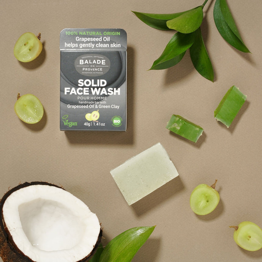 Solid Face Wash Bar | For Men - mypure.co.uk