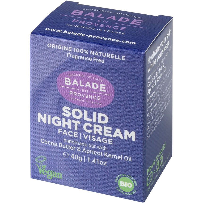 Solid Night Cream Bar - mypure.co.uk