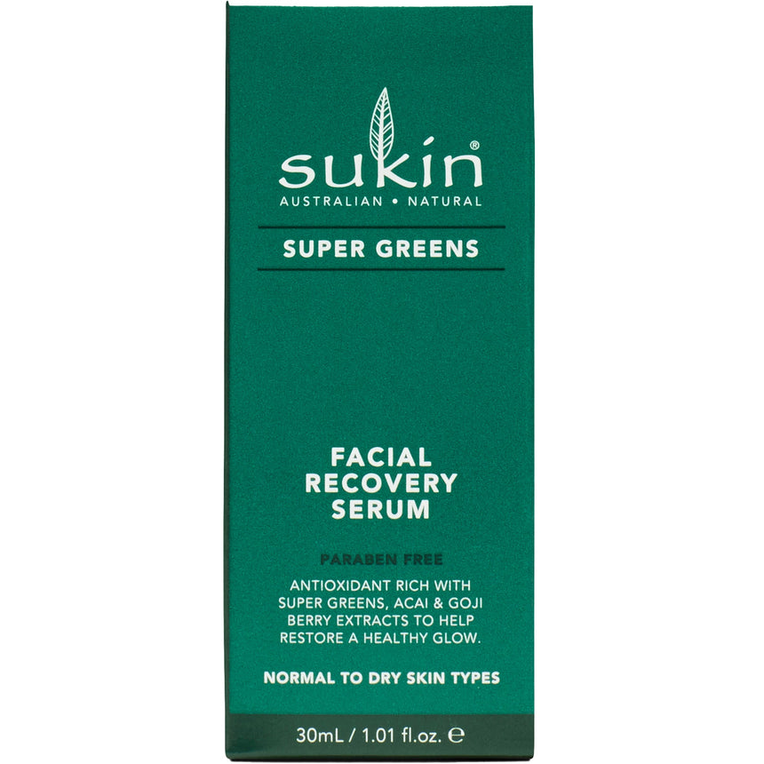 Super Greens Facial Recovery Serum - mypure.co.uk