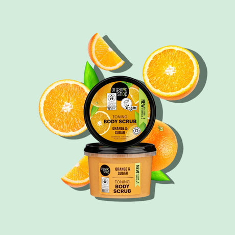 Toning Body Scrub - Orange & Sugar - mypure.co.uk