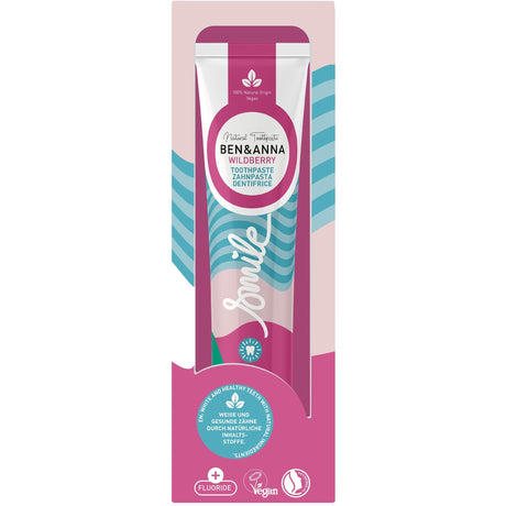 Toothpaste Tubes - Wild Berry Toothpaste - mypure.co.uk